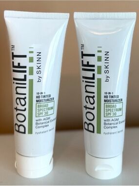 BOTANILIFT BY SKINN 2 HD TINTED MOISTURIZERS (MEDIUM) 1.7 OZ EACH SEALED